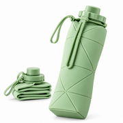 Foldable Silicone Water Bottle 600ML – Portable & Reusable Water Bottle