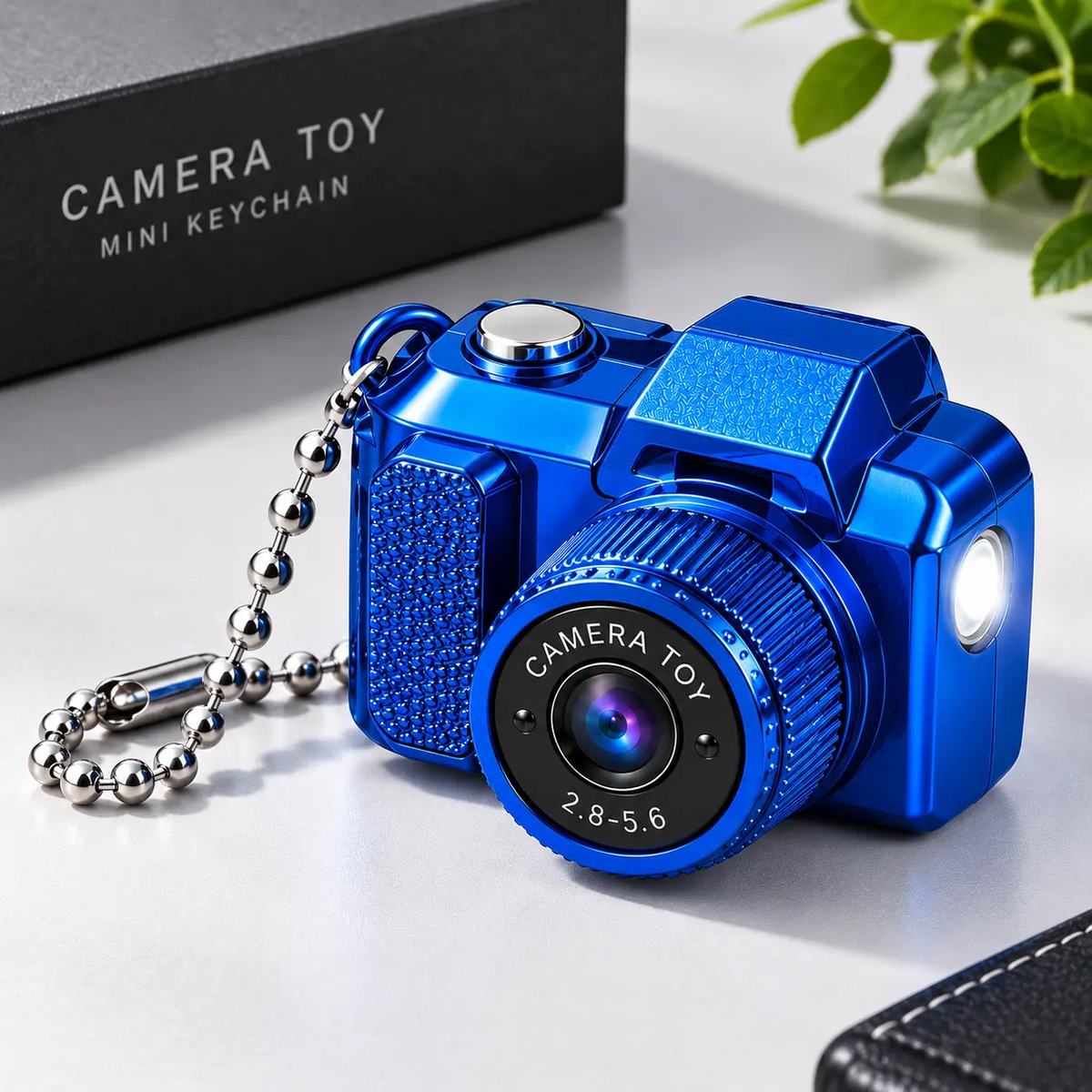 Mini Camera Toy Keychain with LED Light – Portable Kids Toy