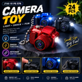 Mini Camera Toy Keychain with LED Light – Portable Kids Toy